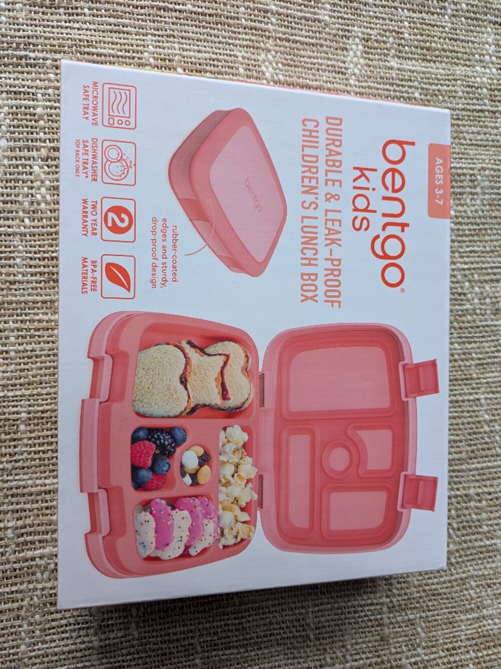 Bentgo Kids' Brights Leak-Proof, 5 Compartment Bento-Style Kids' Lunch Box #738